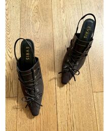 EVRIS | レースアップポインテッドヒール(サンダル)