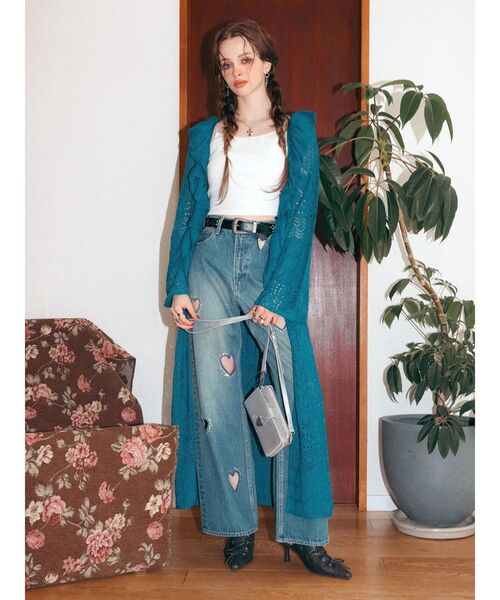 EVRIS（エヴリス）の「レースアップポインテッドヒール（サンダル・レディース・ブラック/ブラウン・SMALL/MEDIUM/LARGE）」の5枚目の写真