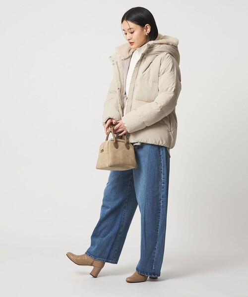 セール】フェイクファーフード ダウンジャケット ＜A DAY IN THE LIFE