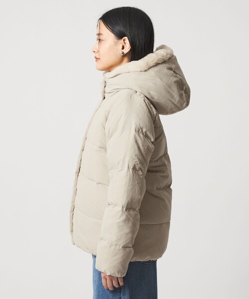 A DAY IN THE LIFE UNITED ARROWS(アデイインザライフユナイテッドアローズ)の「フェイクファーフード ダウンジャケット <A DAY IN THE LIFE>(ダウンジャケット/コート・レディース・ナチュラル/ブラック/オリーブ/モカ・M/L)」の15枚目の写真