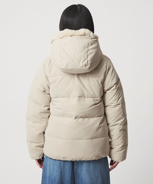 セール】フェイクファーフード ダウンジャケット ＜A DAY IN THE LIFE