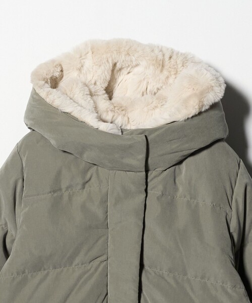 セール】フェイクファーフード ダウンジャケット ＜A DAY IN THE LIFE