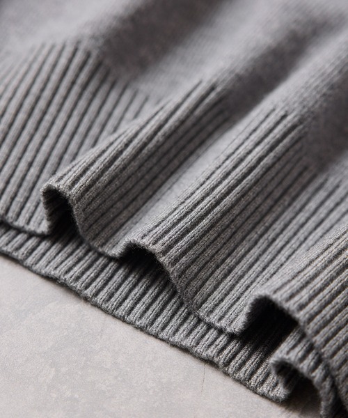 VIS（ビス）の「ビジュー付きシャギーカラーニットトップス（ニット/セーター・レディース・ブラック/ライトグレー/ホワイト・FREE）」の19枚目の写真