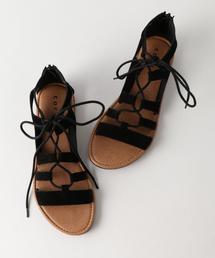 coen | レースアップサンダル(サンダル)