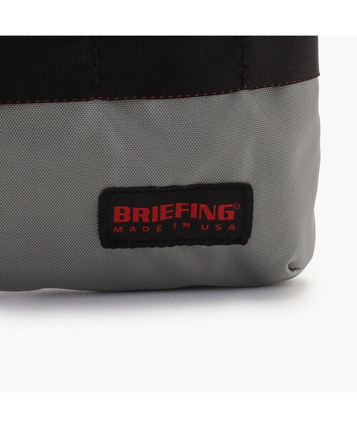 BRIEFING（ブリーフィング）の「420 LIGHT SACOCHE（ショルダーバッグ・メンズ・グレー/ブラック・FREE）」の3枚目の写真