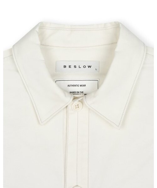 BESLOW（ビースロー）の「MILITARY BIG POCKET COTTON JACKET CREAM（その他アウター・メンズ・その他・LARGE/MEDIUM/SMALL）」の2枚目の写真