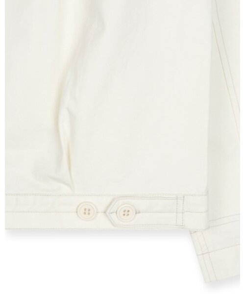 BESLOW（ビースロー）の「MILITARY BIG POCKET COTTON JACKET CREAM（その他アウター・メンズ・その他・LARGE/MEDIUM/SMALL）」の4枚目の写真