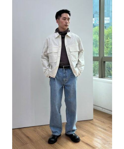 BESLOW（ビースロー）の「MILITARY BIG POCKET COTTON JACKET CREAM（その他アウター・メンズ・その他・LARGE/MEDIUM/SMALL）」の9枚目の写真