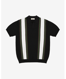 Summer Blend Open Collar Knit (Black)