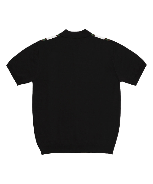 sortie(ソルティ)の「Summer Blend Open Collar Knit (Black)(ポロシャツ・メンズ・その他・LARGE/MEDIUM/X-LARGE)」の2枚目の写真