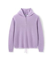 BESLOW（ビースロー）の「23SS Half Zip HOOD KNIT LILAC（ニット/セーター）」