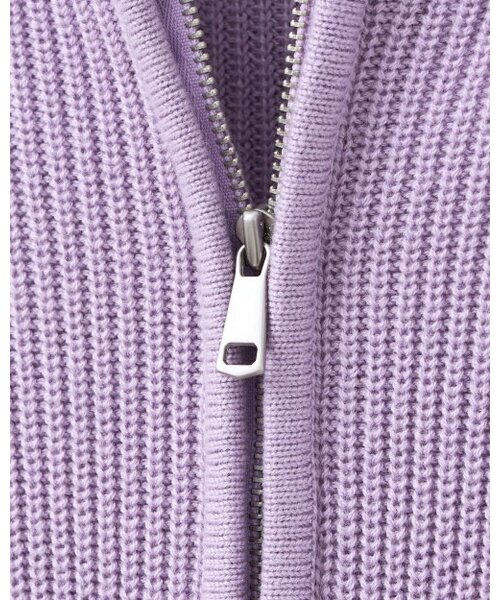 BESLOW(ビースロー)の「ハーフジップアップフードニット ライラック(ニット/セーター・メンズ・その他・LARGE/MEDIUM/SMALL/X-LARGE)」の4枚目の写真