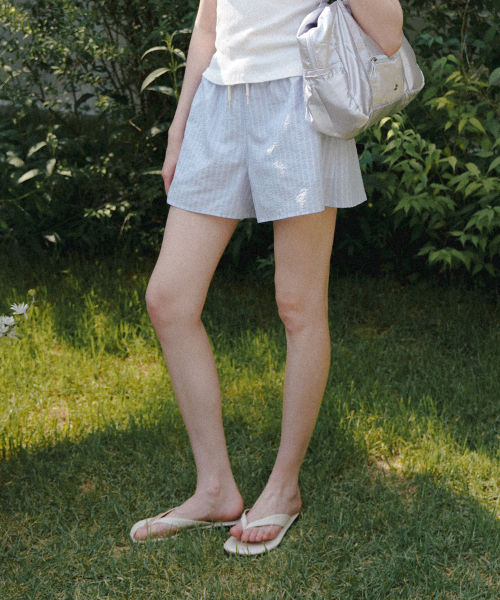 LAMINEZ(ラミネズ)の「ワイドフィットショーツ - スカイブルー(その他パンツ・レディース・その他・FREE)」の1枚目の写真