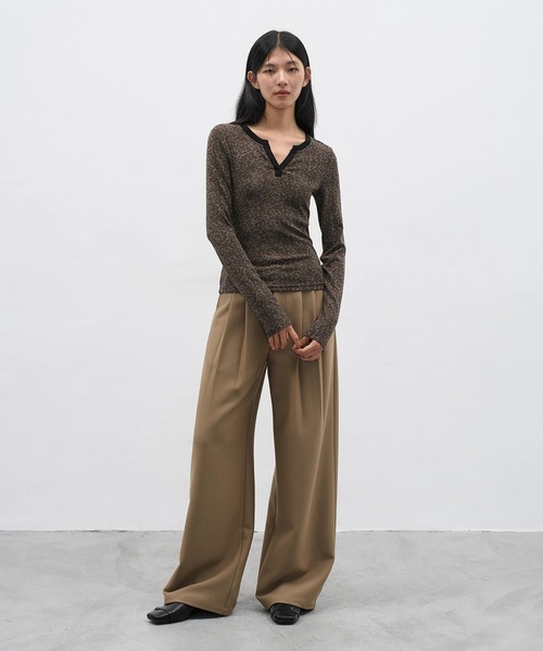 EIGHTHMONTH(エイスマンス)の「パイピングレオパードトップス EM25a142【EIGHTHMONTH】(Tシャツ/カットソー・レディース・レオパード・M/S)」の11枚目の写真
