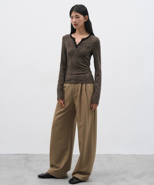 EIGHTHMONTH(エイスマンス)の「パイピングレオパードトップス EM25a142【EIGHTHMONTH】(Tシャツ/カットソー・レディース・レオパード・M/S)」の13枚目の写真