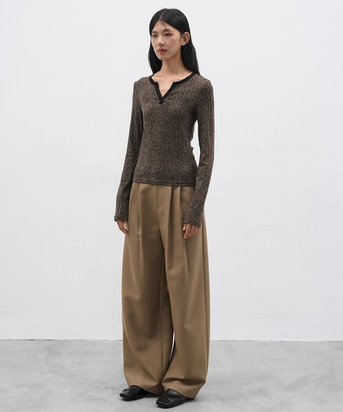 EIGHTHMONTH(エイスマンス)の「パイピングレオパードトップス EM25a142【EIGHTHMONTH】(Tシャツ/カットソー・レディース・レオパード・M/S)」の14枚目の写真