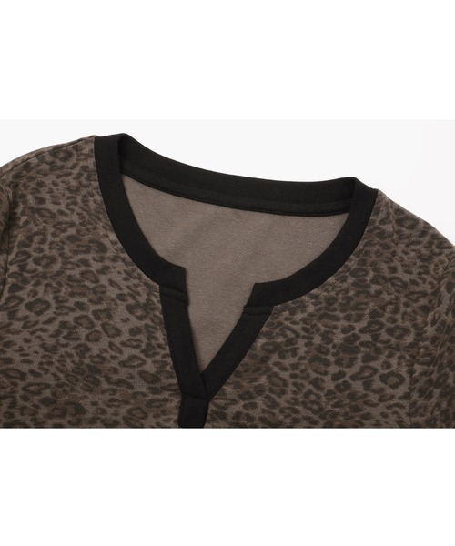 EIGHTHMONTH(エイスマンス)の「パイピングレオパードトップス EM25a142【EIGHTHMONTH】(Tシャツ/カットソー・レディース・レオパード・M/S)」の20枚目の写真