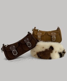 by muni:r | 【2WAY・4色展開】クラシック スエード ショルダー & クロスバッグ(ショルダーバッグ)