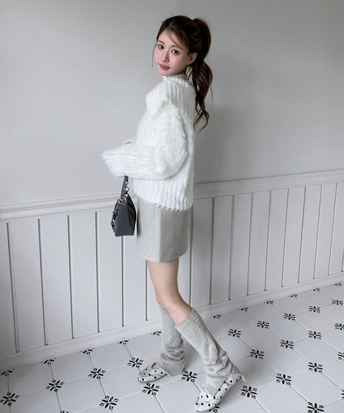 by muni:r（バイ ムニール）の「【2WAY・4色展開】クラシック スエード ショルダー & クロスバッグ（ショルダーバッグ・レディース・ブラック/ライトブラウン/グレー/ブラウン・FREE）」の20枚目の写真