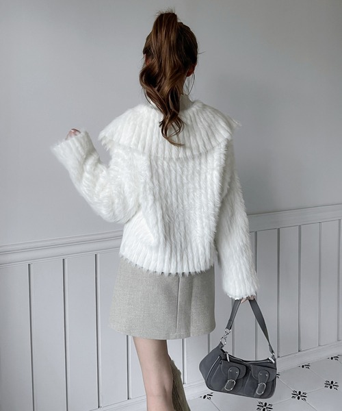 by muni:r（バイ ムニール）の「【2WAY・4色展開】クラシック スエード ショルダー & クロスバッグ（ショルダーバッグ・レディース・ブラック/ライトブラウン/グレー/ブラウン・FREE）」の21枚目の写真