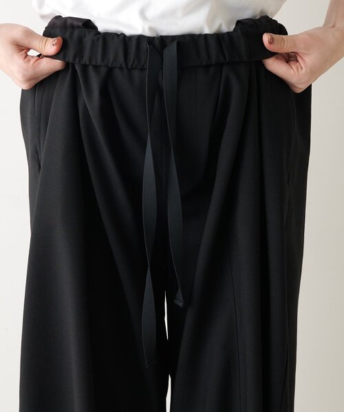 Drawing Numbers（ドローイング ナンバーズ）の「【Drawing Numbers】《セットアップ対応可》ウォッシャブルツイルカーブワイドパンツ（その他パンツ・レディース・ブラック/ネイビー・38）」の21枚目の写真