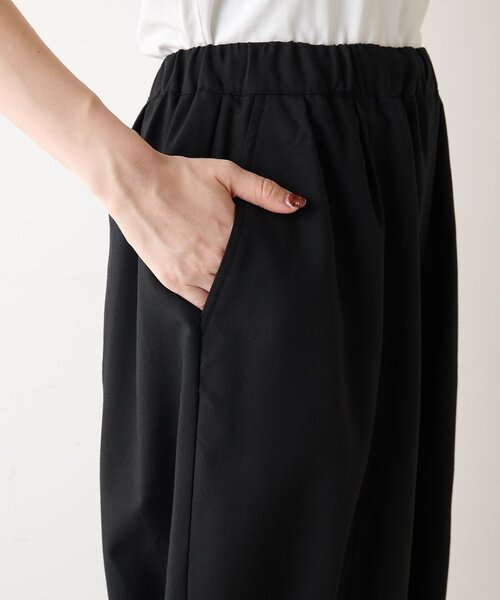 Drawing Numbers（ドローイング ナンバーズ）の「【Drawing Numbers】《セットアップ対応可》ウォッシャブルツイルカーブワイドパンツ（その他パンツ・レディース・ブラック/ネイビー・38）」の22枚目の写真