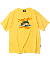 タコチル グラフィックTシャツ - イエロー