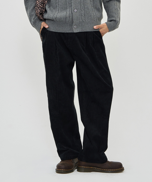 THE-ABON(エイボン)の「アル コーデュロイパンツ ブラック(その他パンツ・メンズ・ブラック・MEDIUM/LARGE)」の1枚目の写真