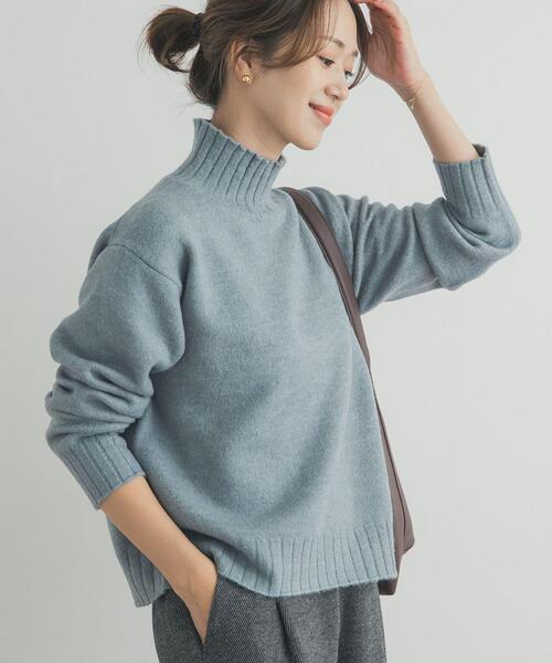 URBAN RESEARCH DOORS（アーバンリサーチドアーズ）の「タートルネックニットプルオーバー（ニット/セーター・レディース・ミント/ダークグレー/レッド/ブラウン/アイボリー・FREE）」の5枚目の写真