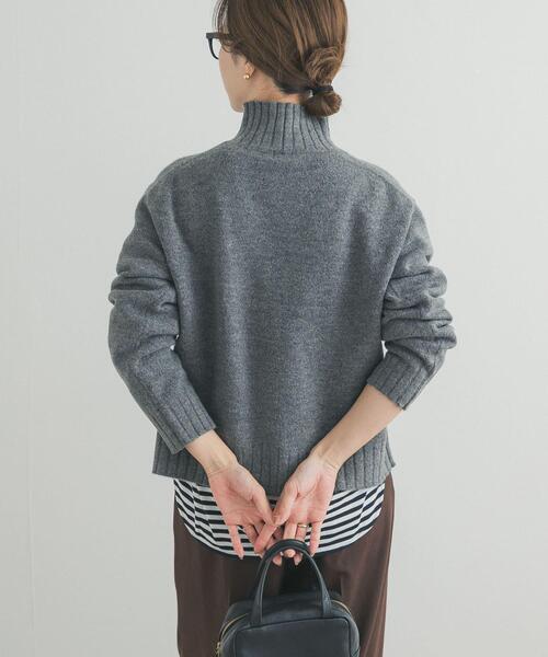 URBAN RESEARCH DOORS（アーバンリサーチドアーズ）の「タートルネックニットプルオーバー（ニット/セーター・レディース・ミント/ダークグレー/レッド/ブラウン/アイボリー・FREE）」の11枚目の写真