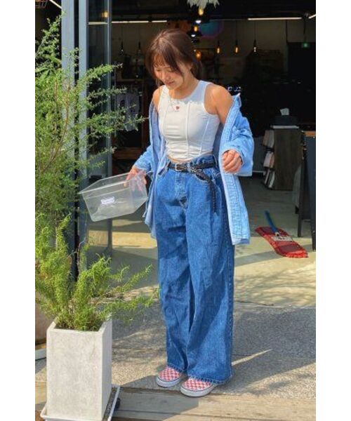 NAKED SURF CLUB（ネイキッドサーフクラブ）の「ハートコルセットスリーブレス (ホワイト)（Tシャツ/カットソー・レディース・ホワイト・FREE）」の9枚目の写真