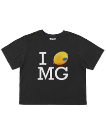 アイレモンMGクロップTシャツ(ブラック)