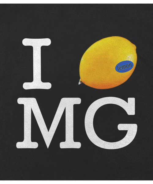 MATCHGLOBE(マッチグローブ)の「アイレモンMGクロップTシャツ(ブラック)(Tシャツ/カットソー・レディース・その他・FREE)」の2枚目の写真