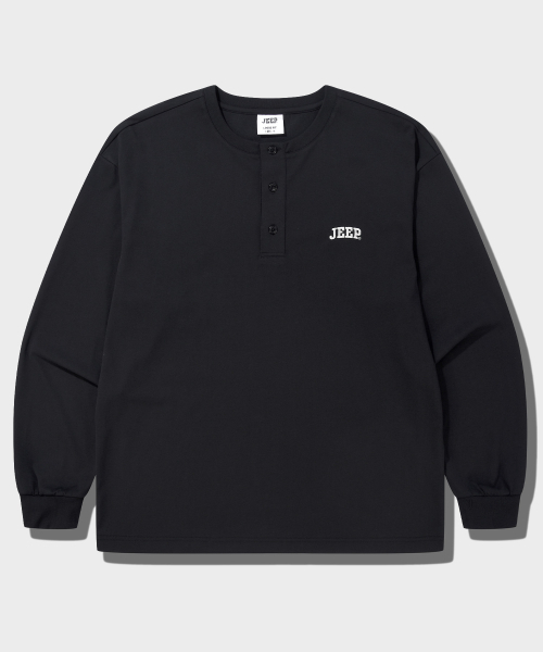 JEEP（ジープ）の「アーチドヘンリーネックロングスリーブTシャツ (JQ5TSU004BK)（Tシャツ/カットソー・レディース・その他・LARGE/X-LARGE/MEDIUM/SMALL）」の3枚目の写真