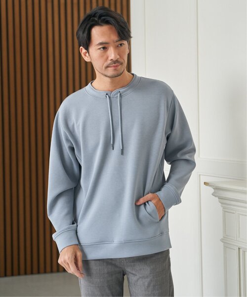 ikka(イッカ)の「GOKU楽リップルダンボールルーイカラー(Tシャツ/カットソー・メンズ・ベージュ/ネイビー/カーキ/サックスブルー・M/L/XL/S)」の20枚目の写真