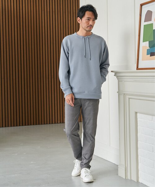 ikka(イッカ)の「GOKU楽リップルダンボールルーイカラー(Tシャツ/カットソー・メンズ・ベージュ/ネイビー/カーキ/サックスブルー・M/L/XL/S)」の22枚目の写真