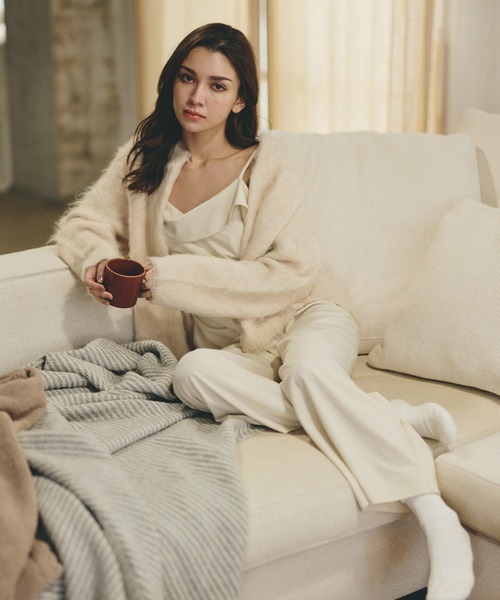 KINO THE KEI（キノザケイ）の「DAILY＆LOUNGEWEAR ドレープネック 2WAY ストラップ オールインワン KINO THE KEI（つなぎ/オールインワン・レディース・アイボリー/ブラウン/ネイビー・M/S）」の20枚目の写真