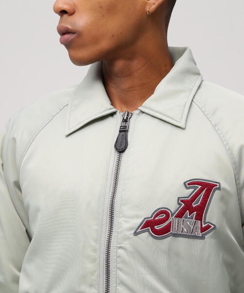 セール】《WEB&DEPOT限定》NYLON VARSITY JACKET / ナイロン バー