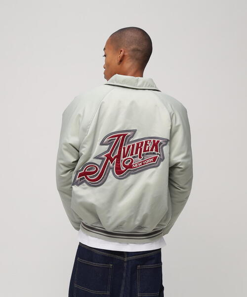 セール】《WEB&DEPOT限定》NYLON VARSITY JACKET / ナイロン バー