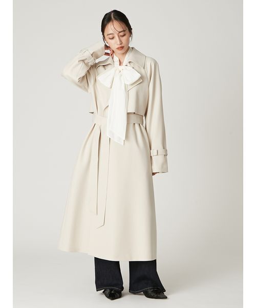 2wayシアーボウタイブラウス／ウォッシャブル（シャツ/ブラウス