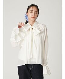 FRAY I.D | 2wayシアーボウタイブラウス/ウォッシャブル(シャツ/ブラウス)
