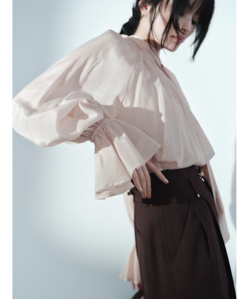 2wayシアーボウタイブラウス／ウォッシャブル（シャツ/ブラウス