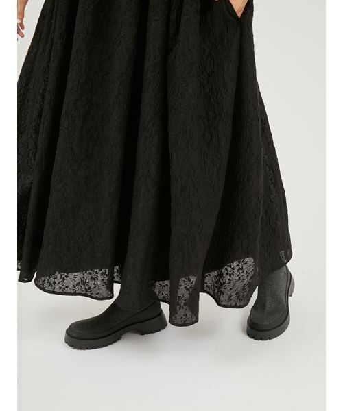 emmi(エミ)の「【セットアイテム】フラワージャガードワンピース(ワンピース・レディース・アイボリー/ブラック/ライトブルー・0/1)」の16枚目の写真