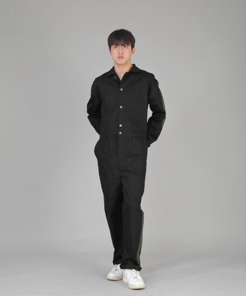 SAINTCREW(セントクルー)の「ボールドカーキラインジャンプスーツ BLJ-522 ブラック(つなぎ/オールインワン・メンズ・その他・MEDIUM/LARGE/X-LARGE)」の7枚目の写真