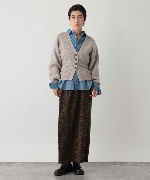 studio CLIP（スタディオクリップ）の「《ウタオ》Iラインイージースカート（スカート・レディース・その他1/ベージュ・FREE）」の4枚目の写真