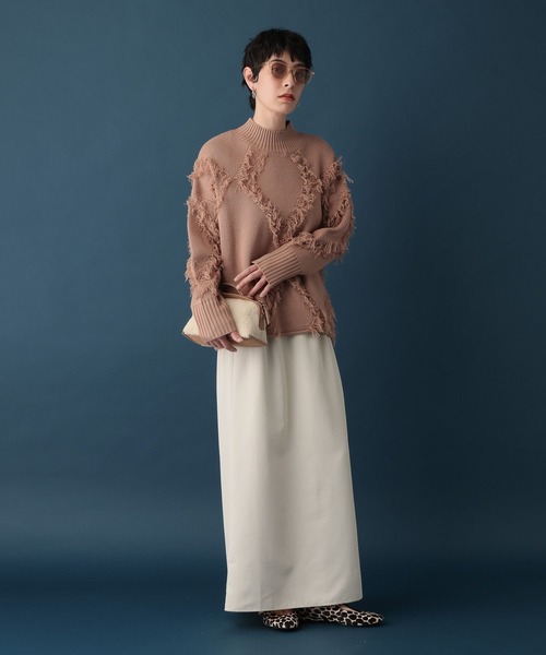 studio CLIP（スタディオクリップ）の「《ウタオ》Iラインイージースカート（スカート・レディース・その他1/ベージュ・FREE）」の9枚目の写真