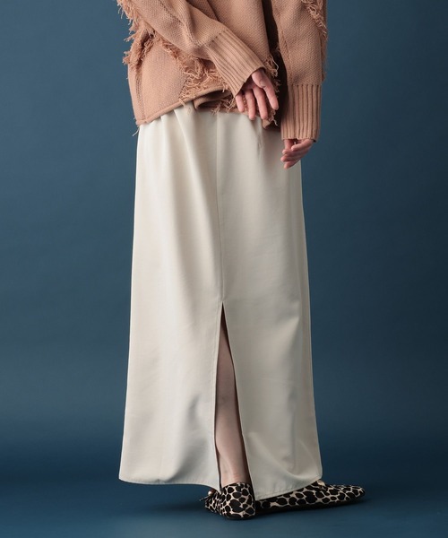 studio CLIP（スタディオクリップ）の「《ウタオ》Iラインイージースカート（スカート・レディース・その他1/ベージュ・FREE）」の15枚目の写真
