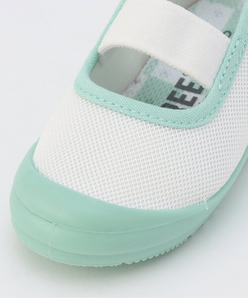 BREEZE(ブリーズ)の「メッシュ上履き(スリッポン・キッズ・ベージュ/ミント/ブラック・16/15 /14/19/18/17)」の13枚目の写真