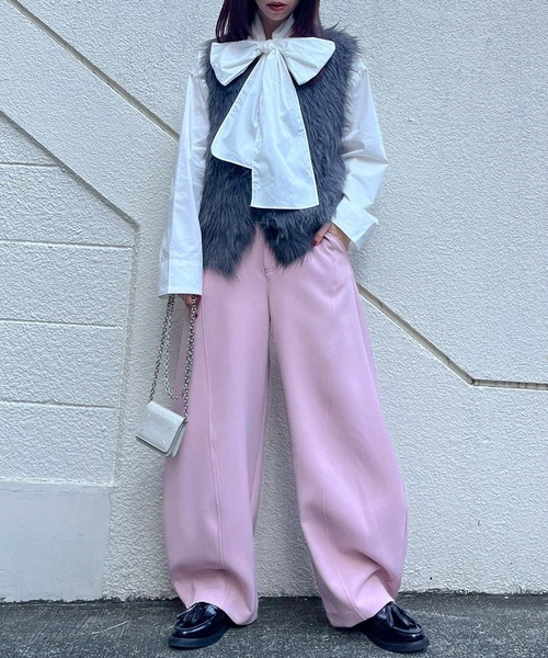 Narcissus(ナルシス)の「キャロットパンツ(その他パンツ・レディース・グレー/ピンク・FREE)」の21枚目の写真