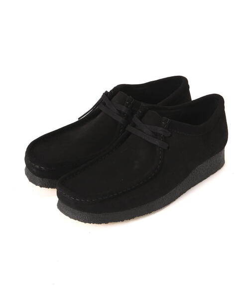 Clarks(クラークス)の「Clarks/クラークス/Wallabee/ワラビー UK7~9(モカシン/デッキシューズ・メンズ・ブラック・8.5/9/7.5)」の2枚目の写真